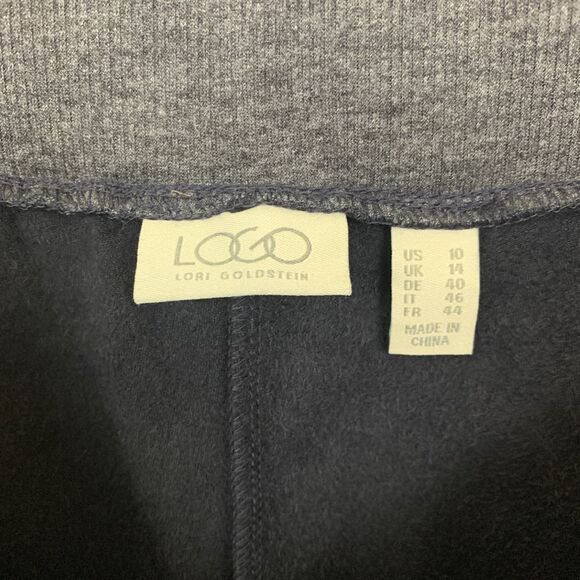 LOGO by Lori Goldstein Faux Suede Jogger Pants - Picture 6 of 7
